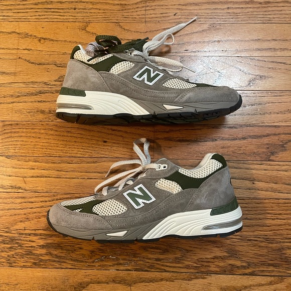 Aime Leon Dore x New Balance 991 MiUK Grey Low Top Sneakers - Picture 2 of 8